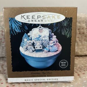 Vtg 1995 Hallmark Victorian Toy Box Magic Special Edition Ornament MAGIC